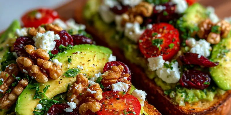 Avocado Tomato Toast Delight