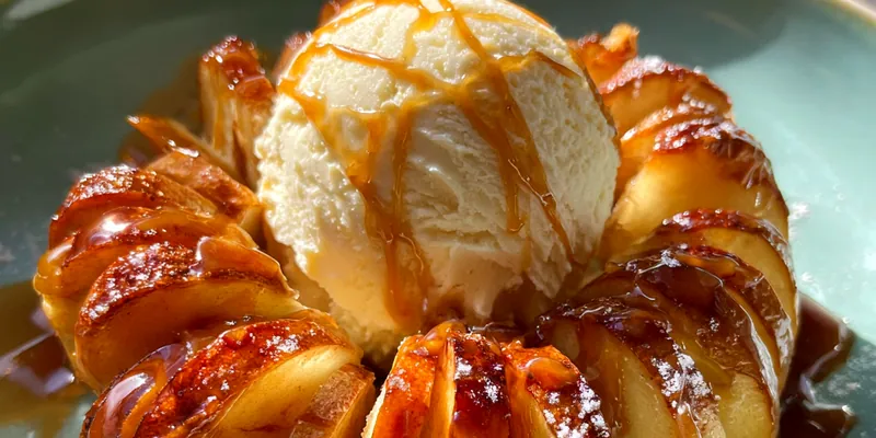 Baked Apple Delight with Caramel