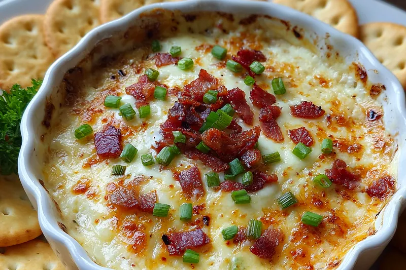 Fresh ingredients for Baked Bacon Cheese Dip