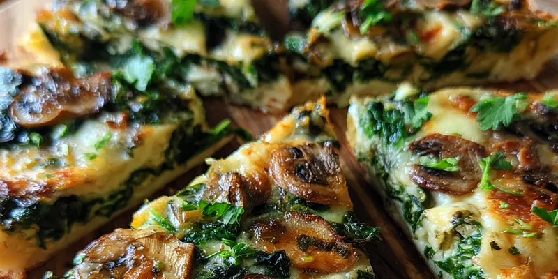 Baked Spinach Mushroom Quesadillas