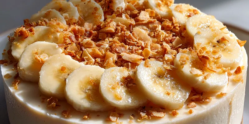 Banana Crunch Cheesecake Delight