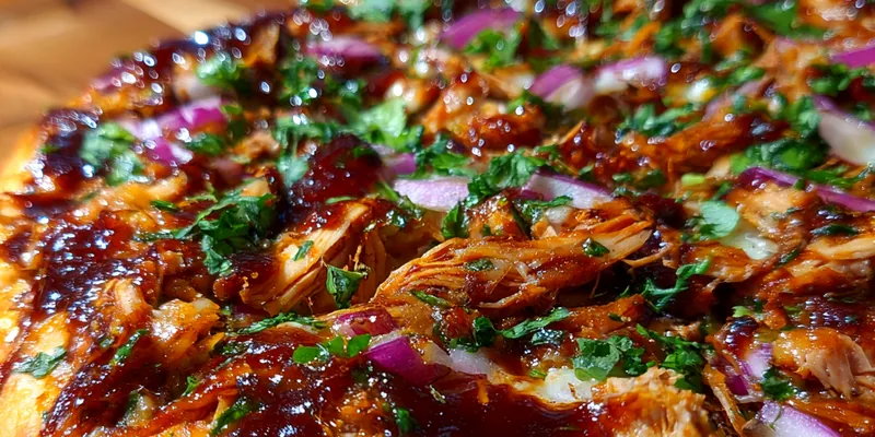Barbecue Chicken Pizza Delight