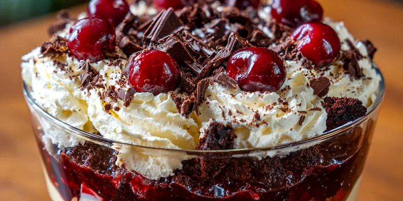 Festive Black Forest Trifle