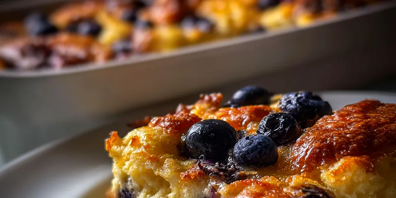 Blueberry Breakfast Casserole Delight