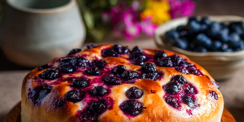 Blueberry Cloud Bread