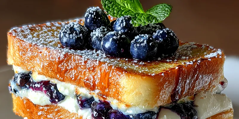 Blueberry Cream French Toast
