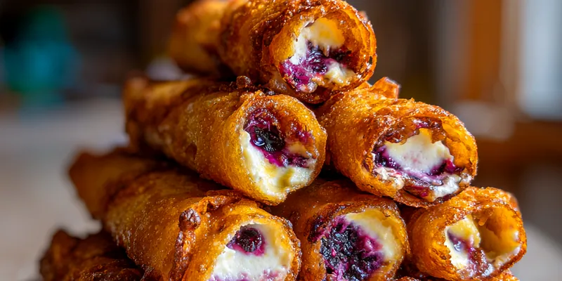 Blueberry Cream Pastries