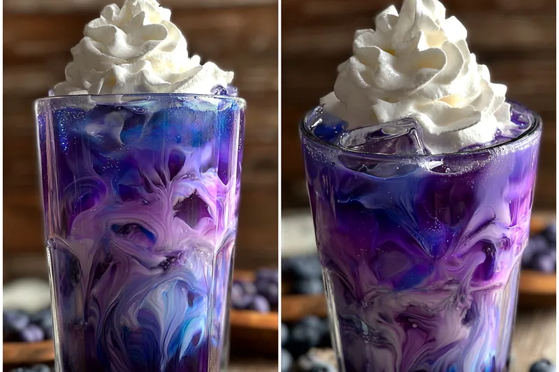 Cooking process for Blueberry Cream Soda Delight