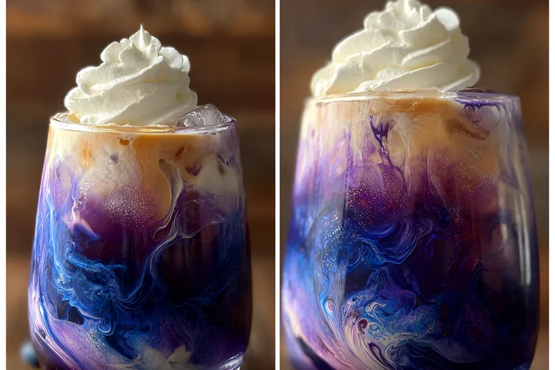 Fresh ingredients for Blueberry Cream Soda Delight