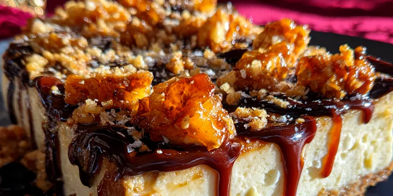 Bourbon Caramel Cheesecake