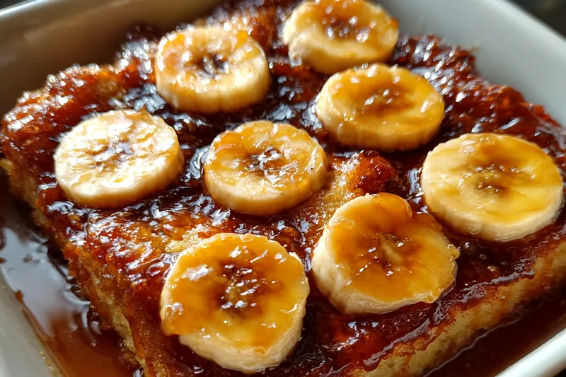 Fresh ingredients for Caramel Banana Bread Delight