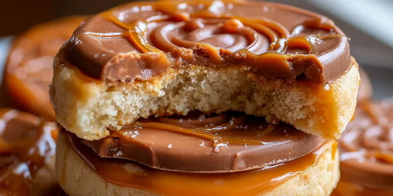 Caramel Chocolate Cookies
