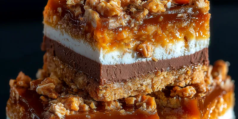 Caramel Crunch Layer Bars