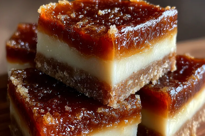 Cooking process for Caramelized Crunch Bars