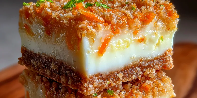 Carrot Cream Dessert Bars