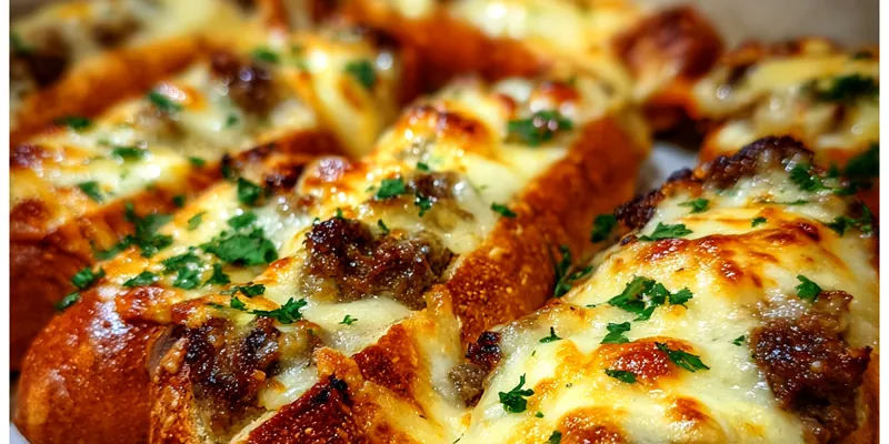 Cheesy Beef-Stuffed Rolls