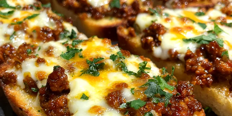 Cheesy Garlic Bread Melts