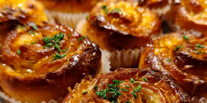 Cheesy Garlic Puff Pastry