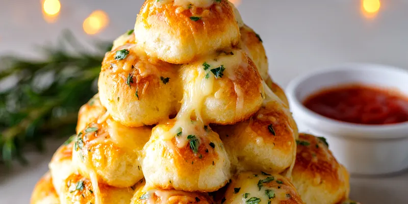Cheesy Holiday Pull-Apart Bread