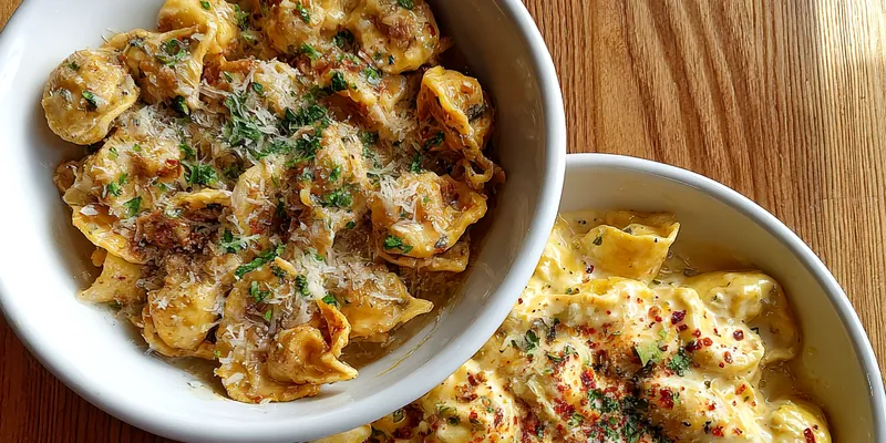 Cheesy Tortellini Pasta Delight