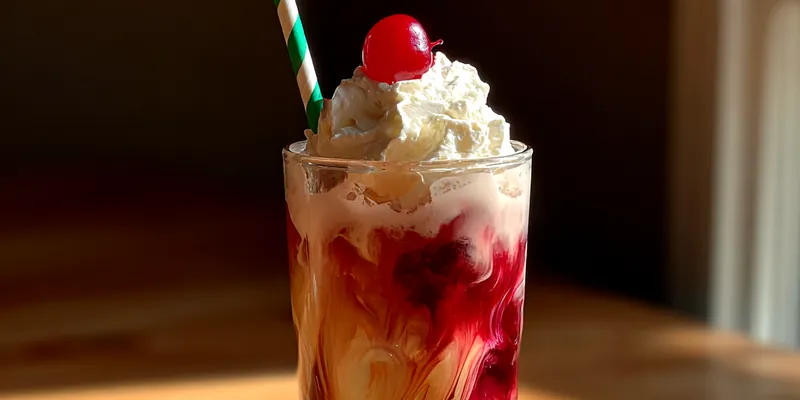 Cherry Cream Swirl Beverage