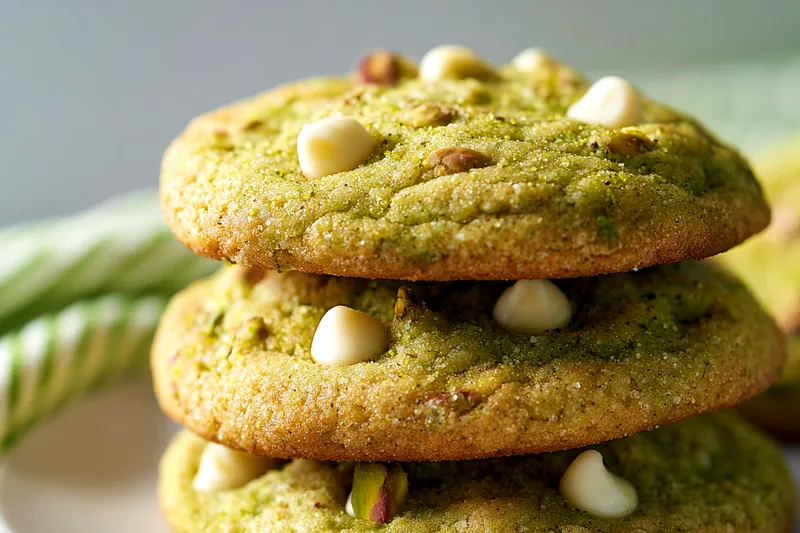 Cooking process for Chewy Pistachio Cookies