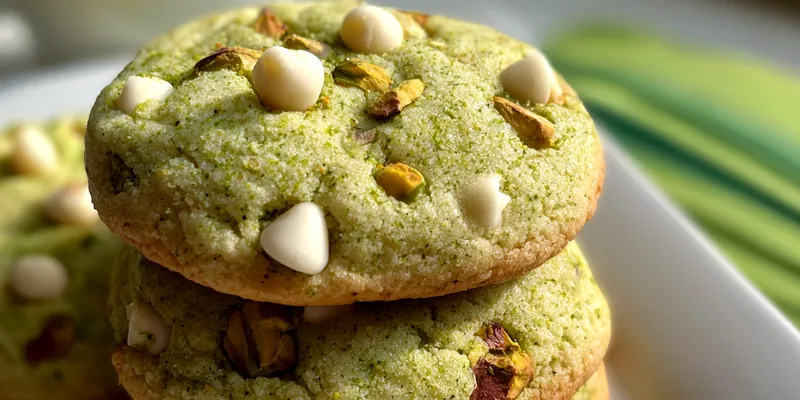 Chewy Pistachio Cookies