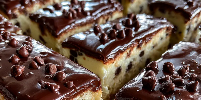 Chocolate Chip Cheesecake Bars