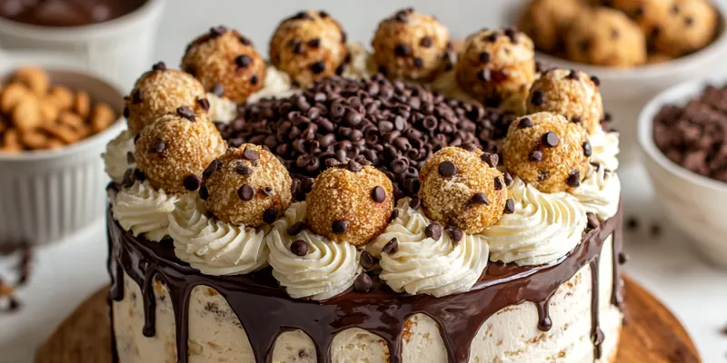 Chocolate Chip Cookie Dough Cake