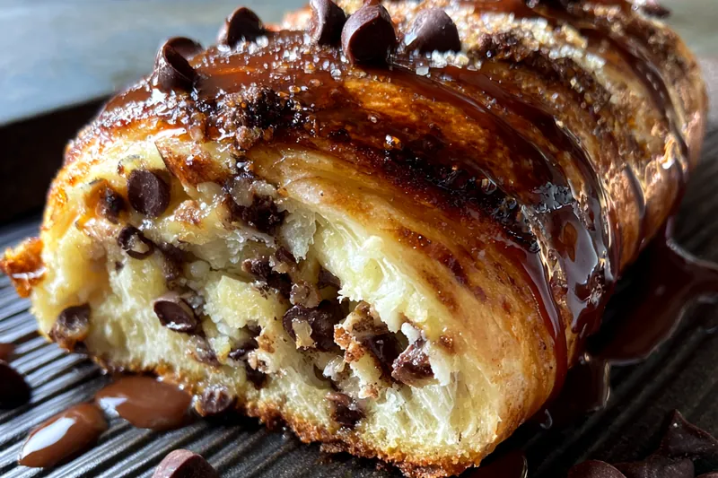 Cooking process for Chocolate Chip Custard Brioche