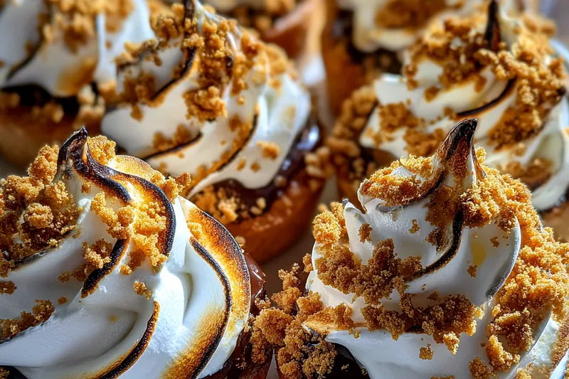 Fresh ingredients for Chocolate Marshmallow Swirl Pastries