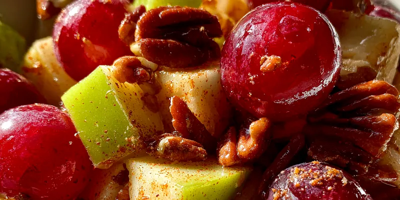 Cinnamon Apple Grape Salad