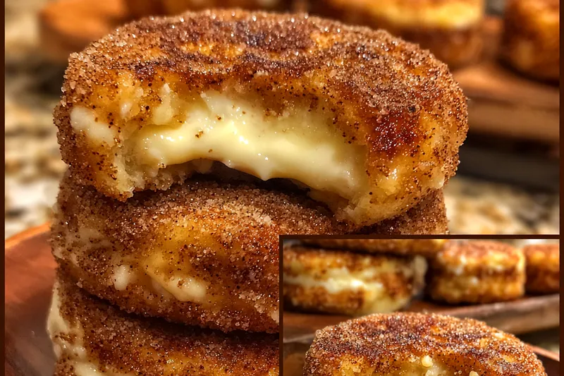 Cooking process for Cinnamon Sugar Filled Pastries