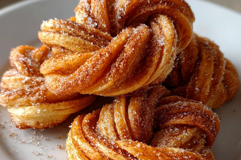Fresh ingredients for Cinnamon Sugar Pastry Twists
