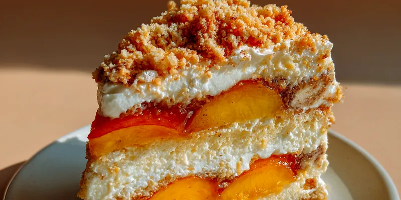 Classic Peach Layer Cake