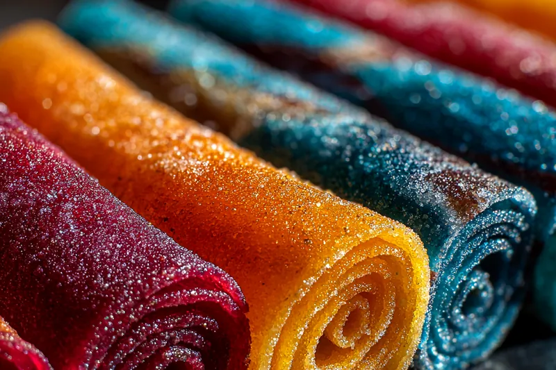 Cooking process for Colorful Fruit Roll-Ups