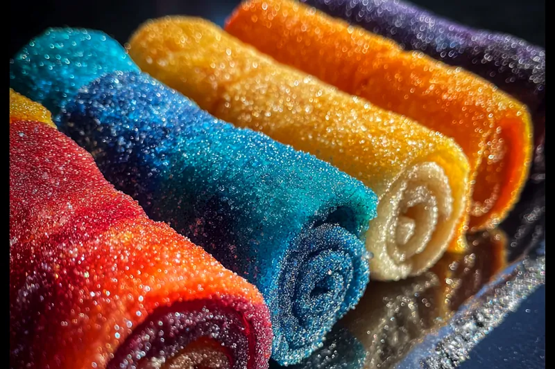 Fresh ingredients for Colorful Fruit Roll-Ups