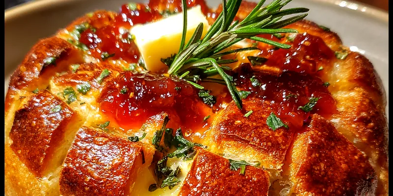 Cranberry Brie Pull-Apart Bread