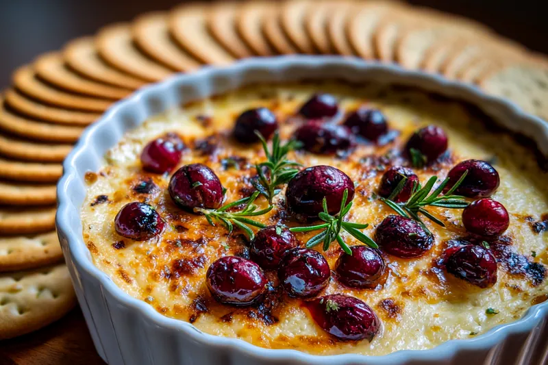 Fresh ingredients for Cranberry Cheese Delight