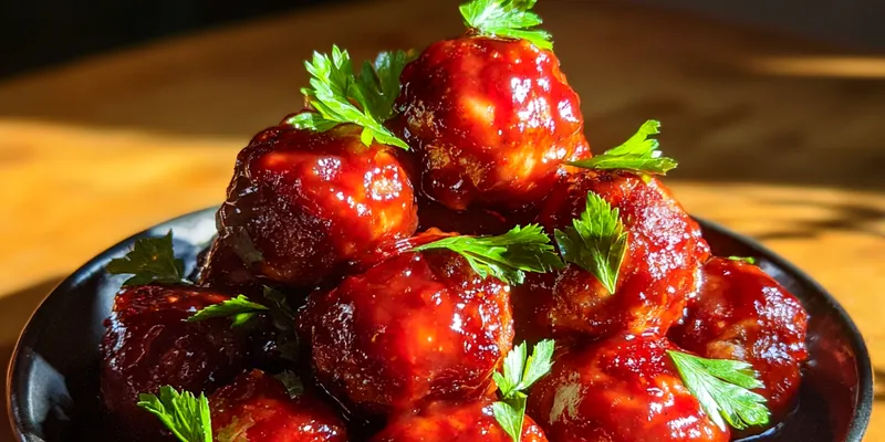 Cranberry Glazed Meatballs
