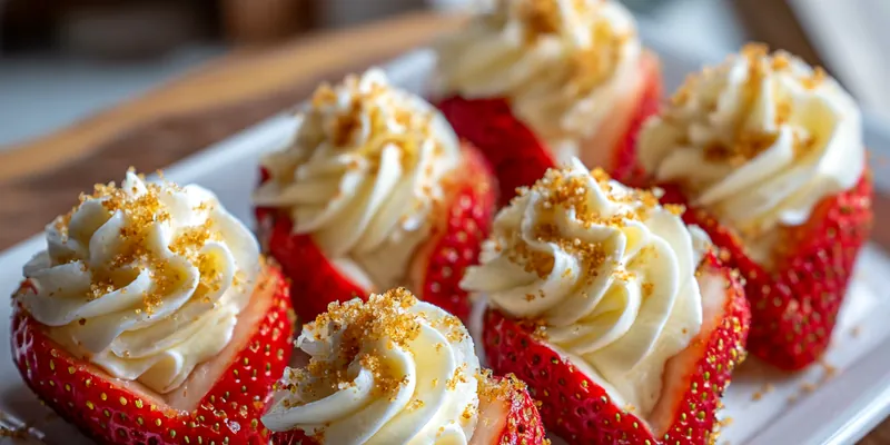 Cream-Filled Strawberries Delight