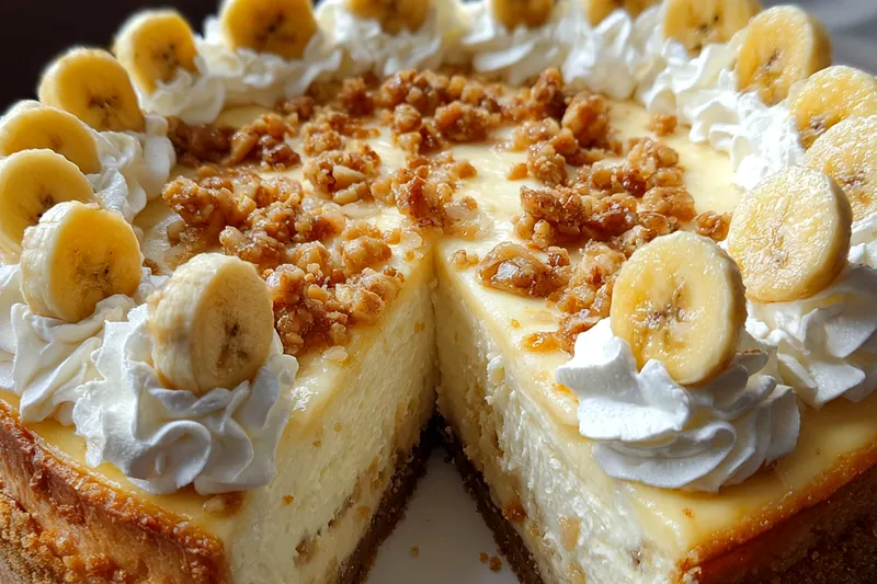 Fresh ingredients for Creamy Banana Cheesecake Delight