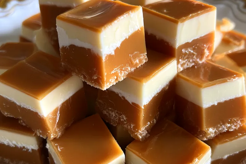 Cooking process for Creamy Butterscotch Fudge Delight