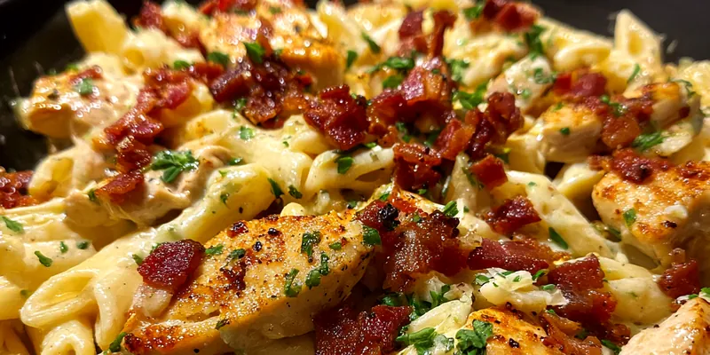Creamy Chicken Bacon Pasta