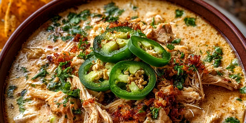 Creamy Chicken Jalapeño Soup