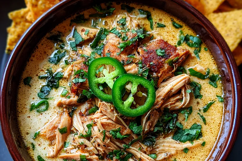 Fresh ingredients for Creamy Chicken Jalapeño Soup