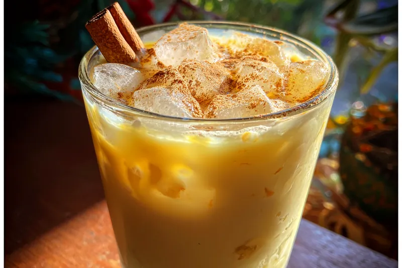 Cooking process for Creamy Cinnamon Cocktail