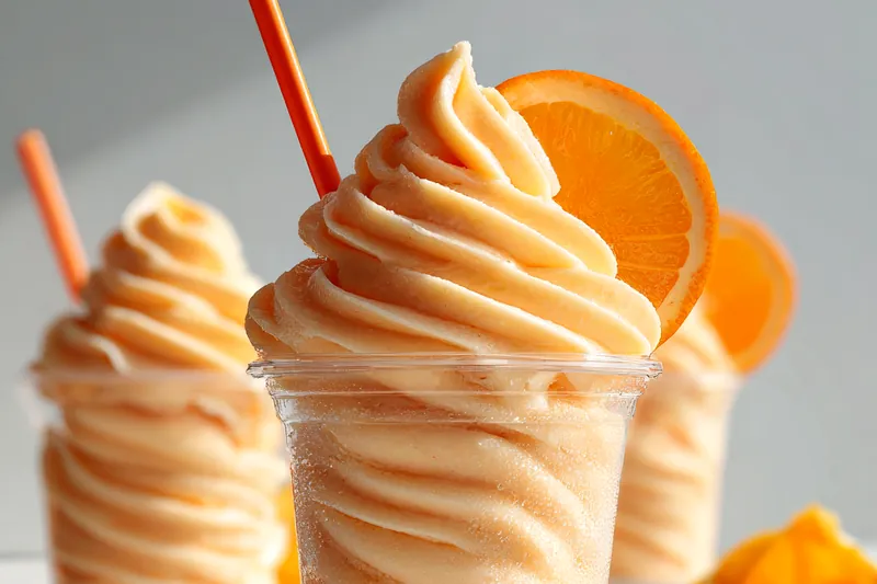Fresh ingredients for Creamy Citrus Swirl
