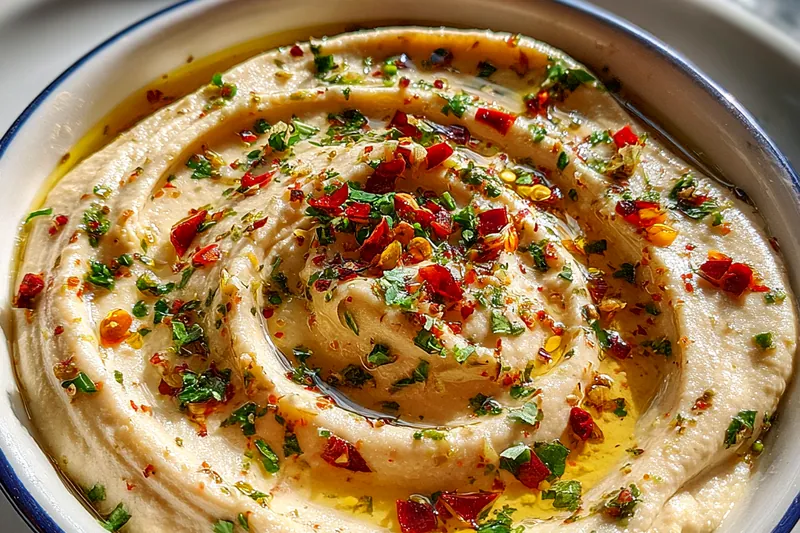 Fresh ingredients for Creamy Herb Feta Spread