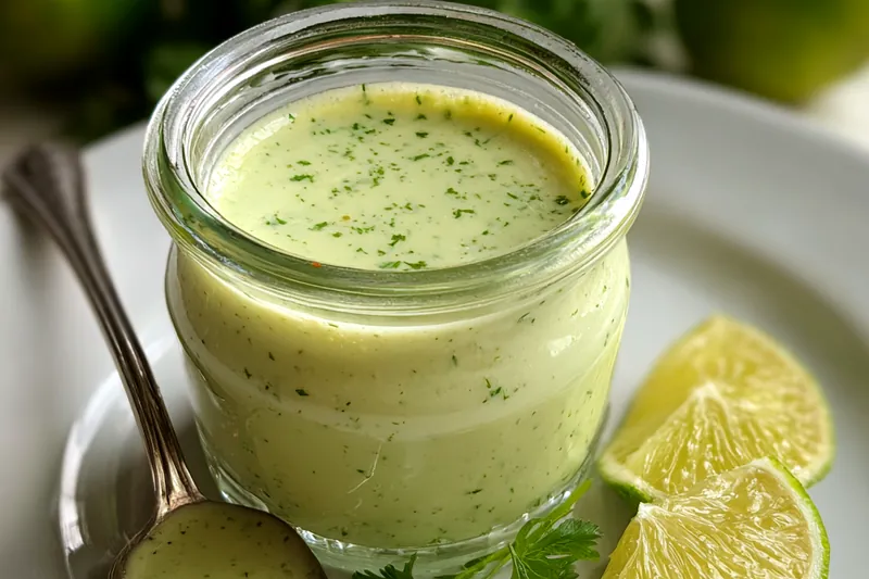 Cooking process for Creamy Herb Garlic Sauce